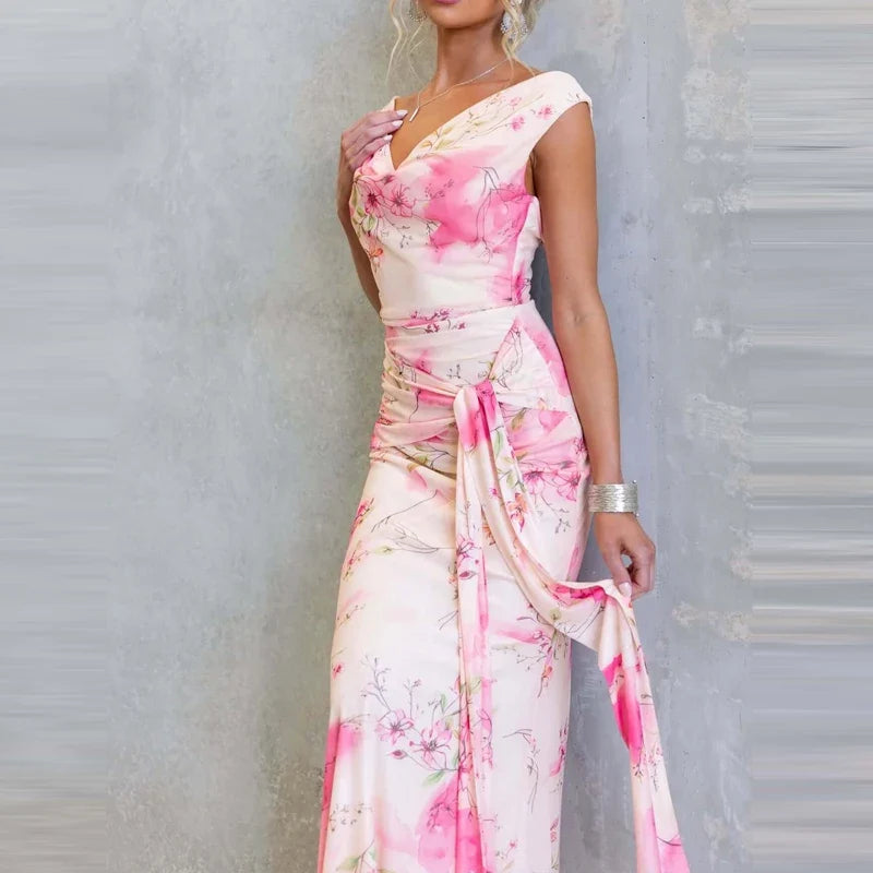Sweet Casual Sleeveless Slim Fit Holiday Dresses