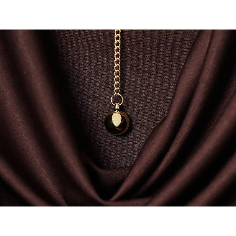 Sexy Backless Chain Long Dresses