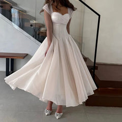 Backless High Waisted Ball Dresses