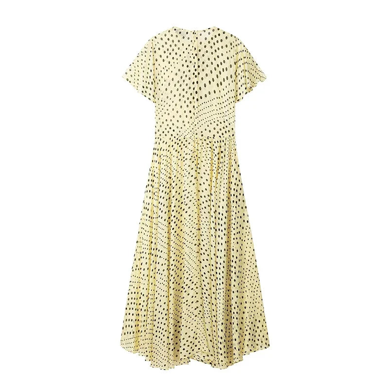 Polka Dot Maxi Dresses
