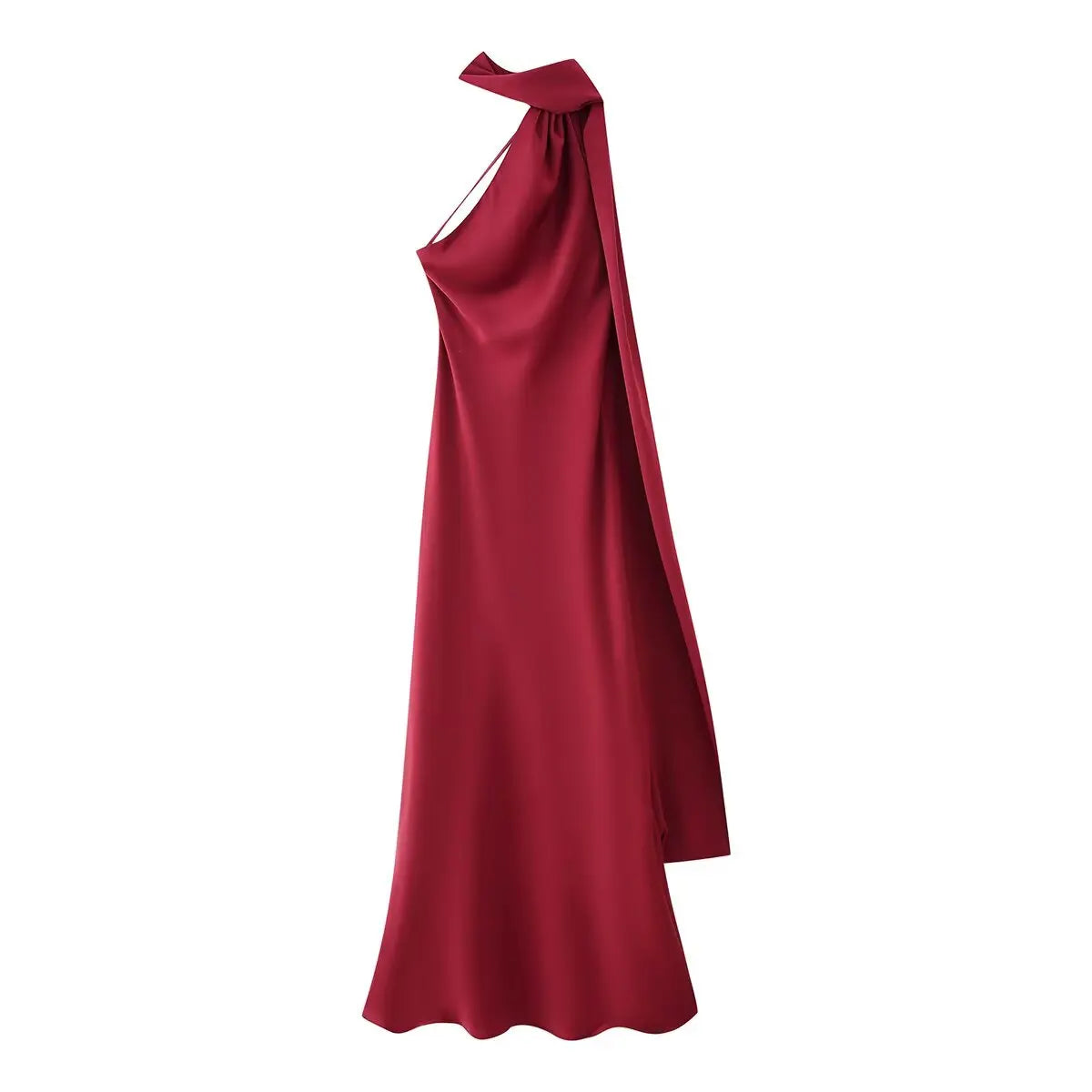 High Street Sexy Elegant Halter Long Dresses
