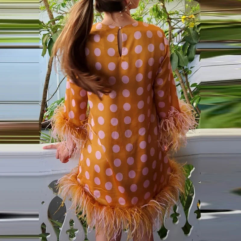 Polka Dot Printed Party Dresses
