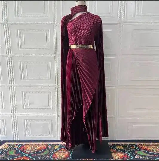 Autumn Y2k Long Shawl Split Elegant Dresses