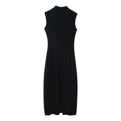 Black White Sexy Vintage Elegant Party Long Dresses Front Button Hollow Out Pencil Maxi Vestidos