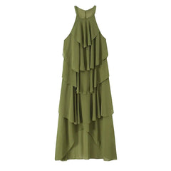 Halter Tiered Cake Dresses
