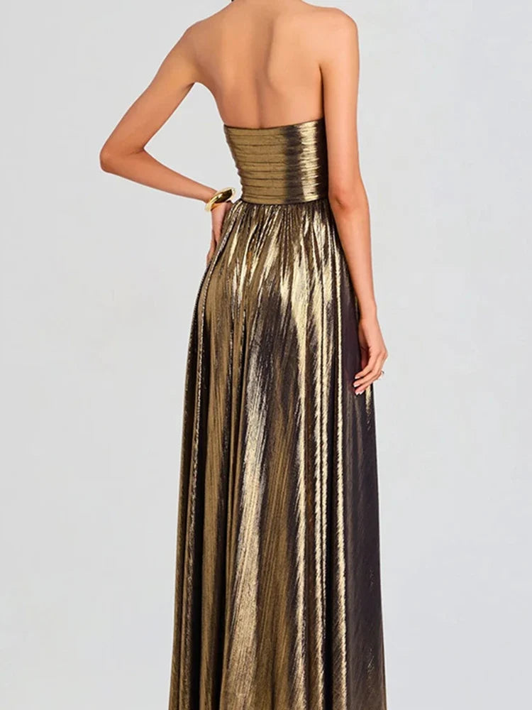 Temperament Solid Color Slim Evening Dresses