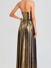 Temperament Solid Color Slim Evening Dresses