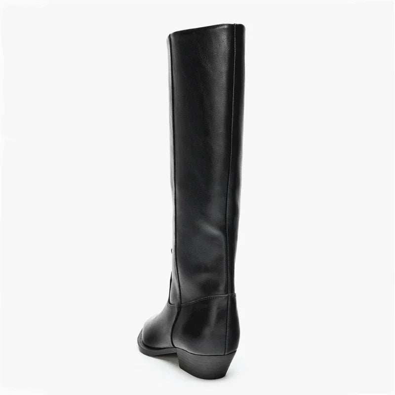 Sexy Pointed Toe Knee Boots