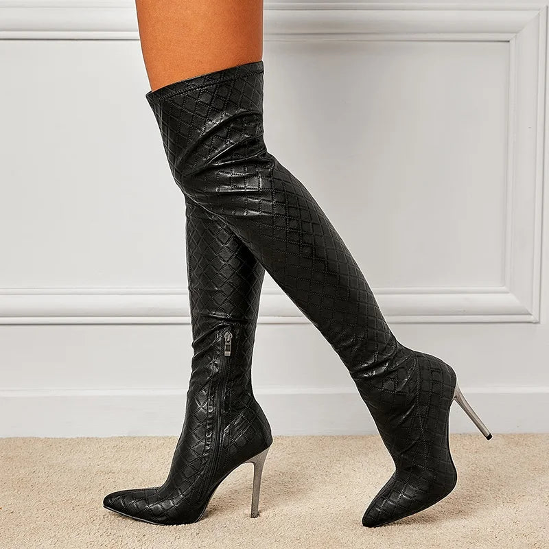 Sexy Pointed Toe Over The Knee Boots