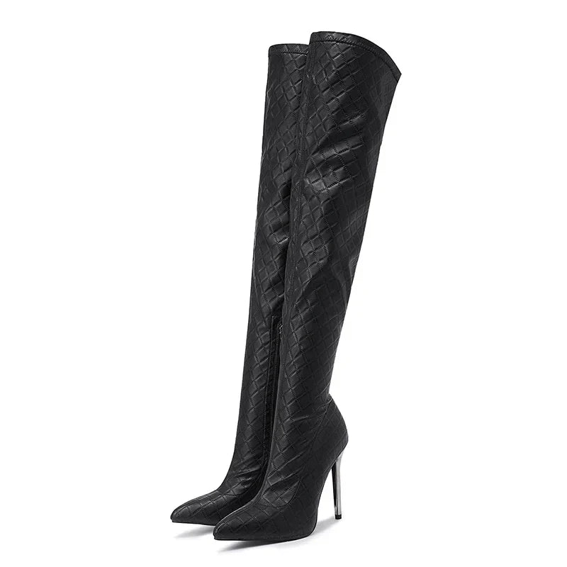 Sexy Pointed Toe Over The Knee Boots