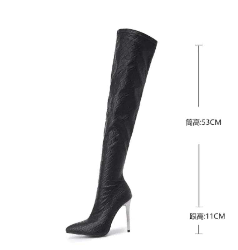 Sexy Pointed Toe Over The Knee Boots