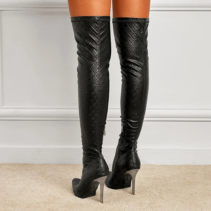 Sexy Pointed Toe Over The Knee Boots