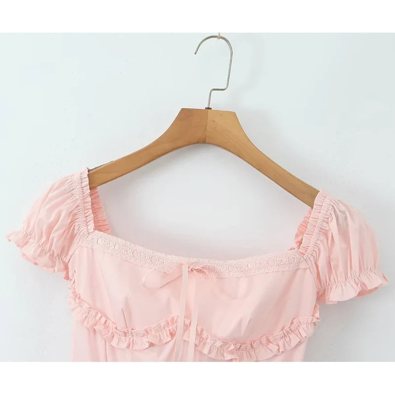 Sexy Elegant Pink Mini Dresses