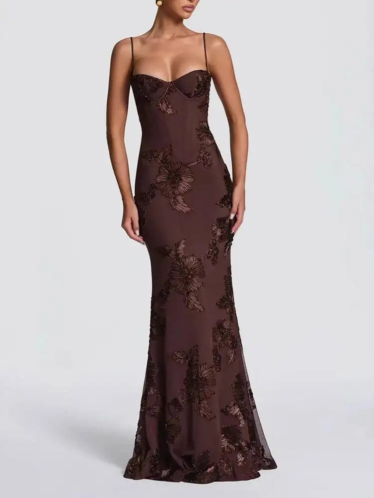 Summer Light Luxury Sleeveless Spliced Waist Slimming Dresses