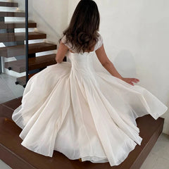 Backless High Waisted Ball Dresses