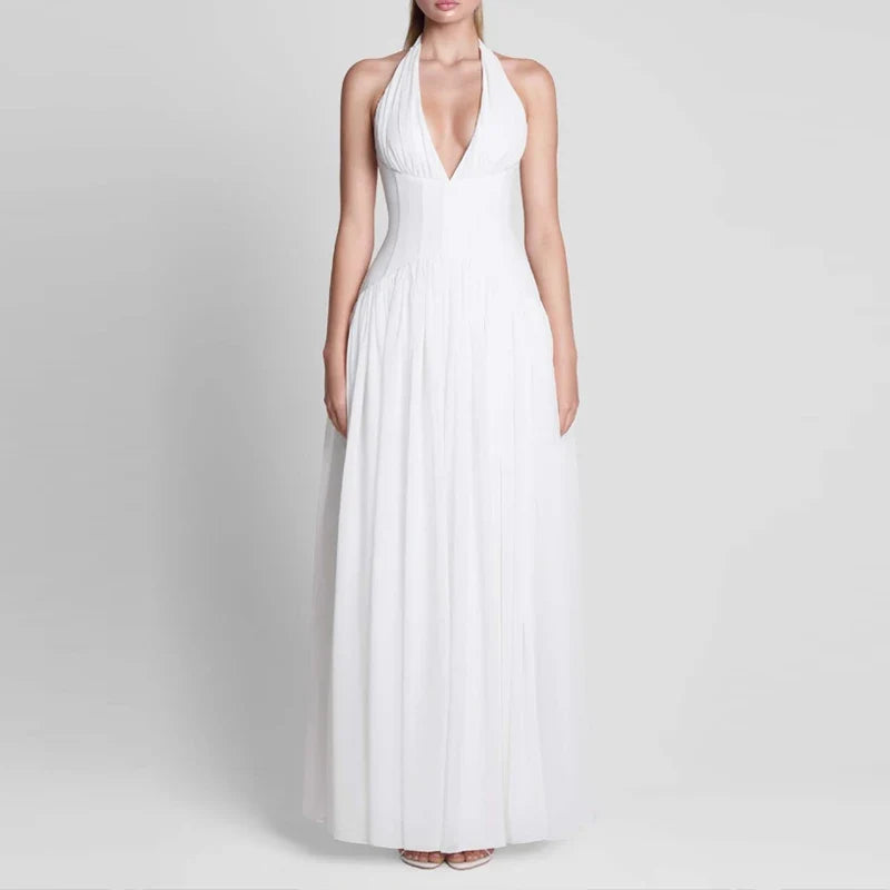 Sexy Backless Party Long Dresses