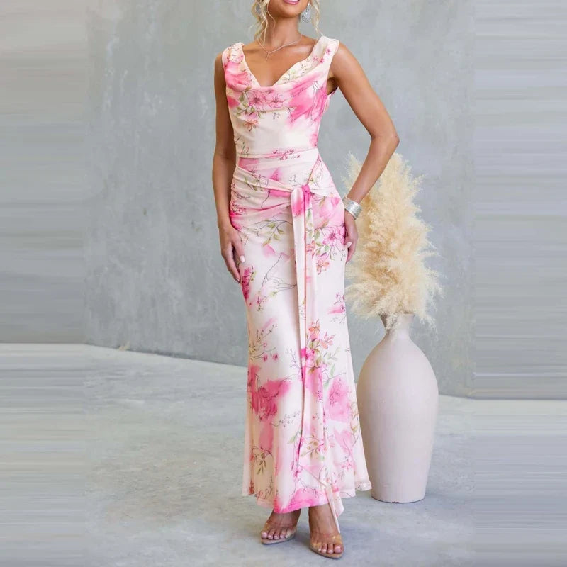 Sweet Casual Sleeveless Slim Fit Holiday Dresses