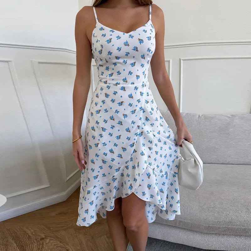 Sweet Floral Print Daily Dresses