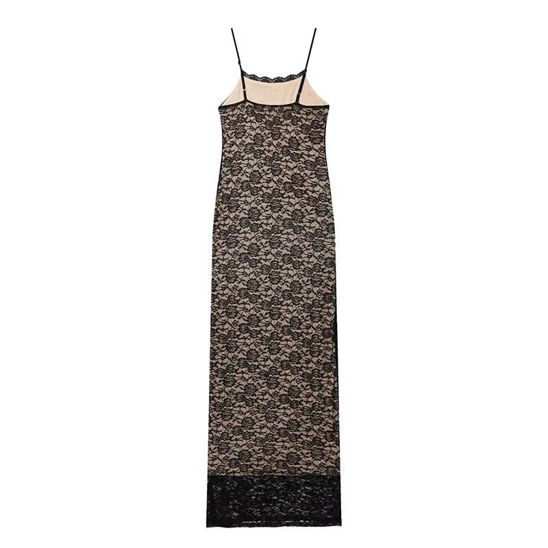 European And American Lace Sling Sexy Dresses
