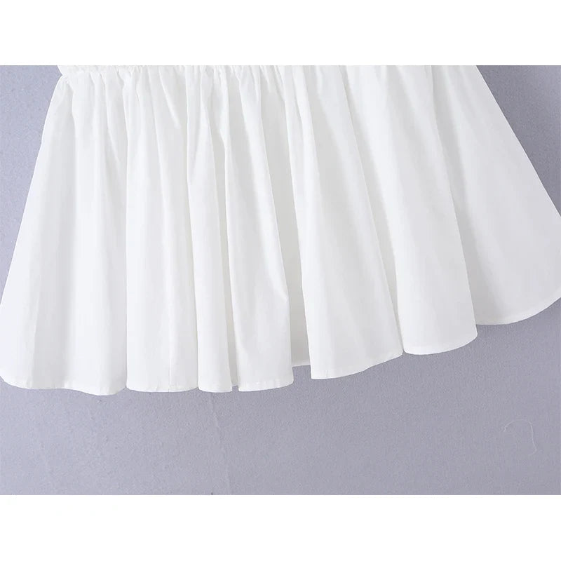 White Corset Mini Dresses