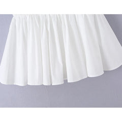 White Corset Mini Dresses