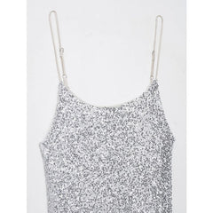 European And American Style Fashionable And Sexy Sequin Sling Dresses