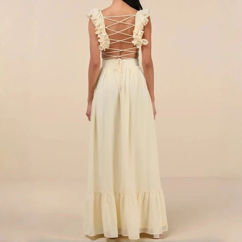 Sexy V-neck Pleated Bandage Evening Dresses