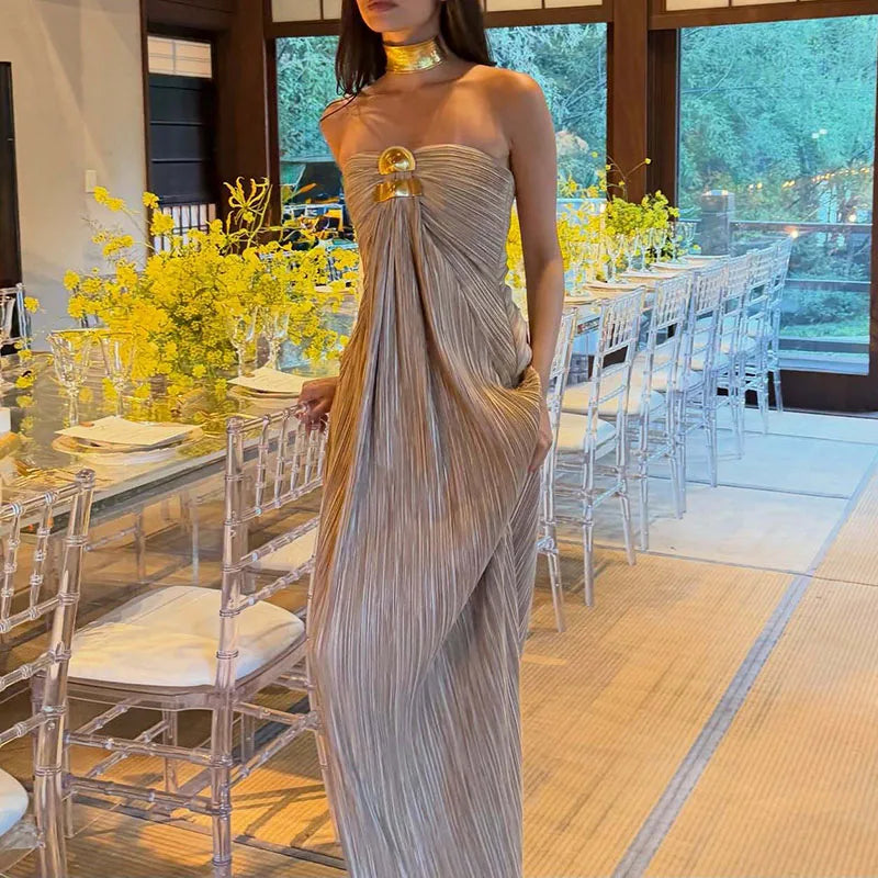 Sexy Backless Solid Color Princess Dresses