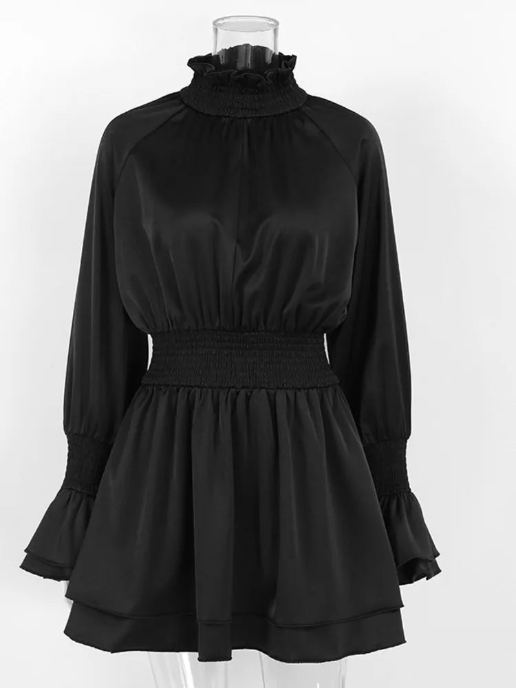 Autumn Elegant Satin Dresses