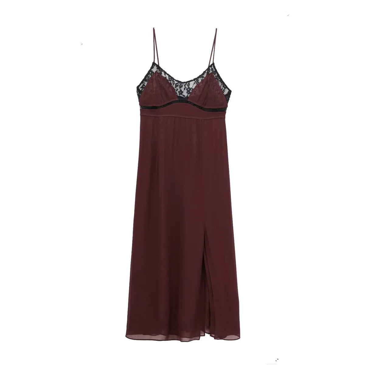 Lace Trim Spaghetti Straps Sexy Dresses