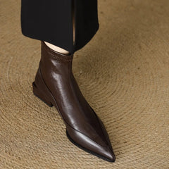 Sharp Pointed Elastic Slim Boots