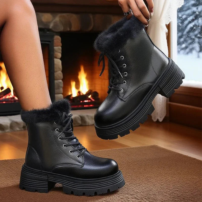 Short Plush Warm Ankle Boots