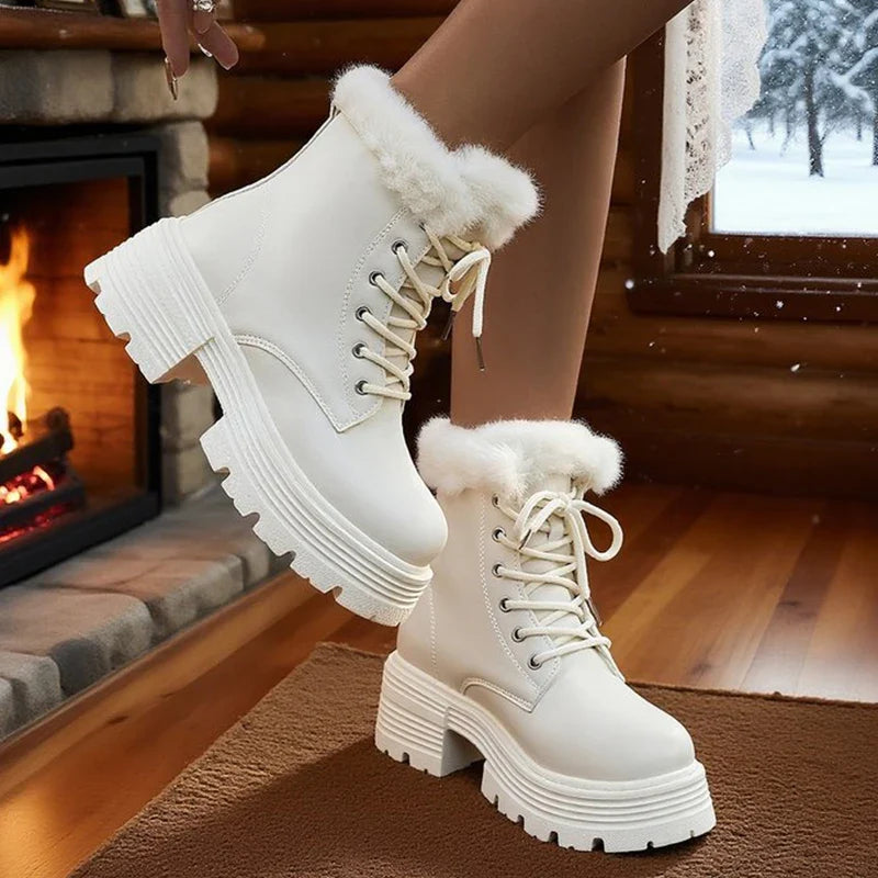 Short Plush Warm Ankle Boots