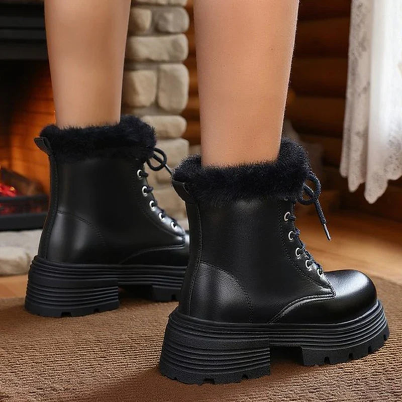 Short Plush Warm Ankle Boots