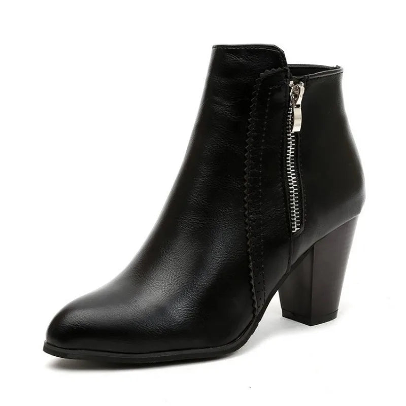 Spring Autumn Women Ankle Boots