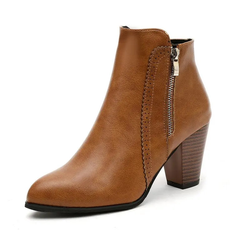 Spring Autumn Women Ankle Boots