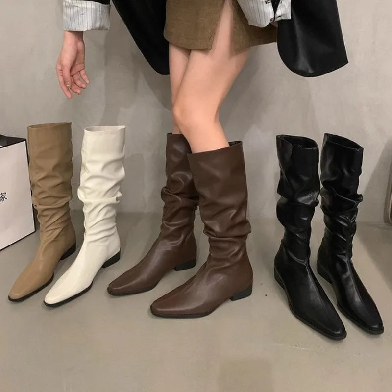 Spring and Autumn Western Cowboy Boots