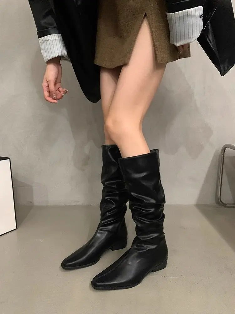 Spring and Autumn Western Cowboy Boots