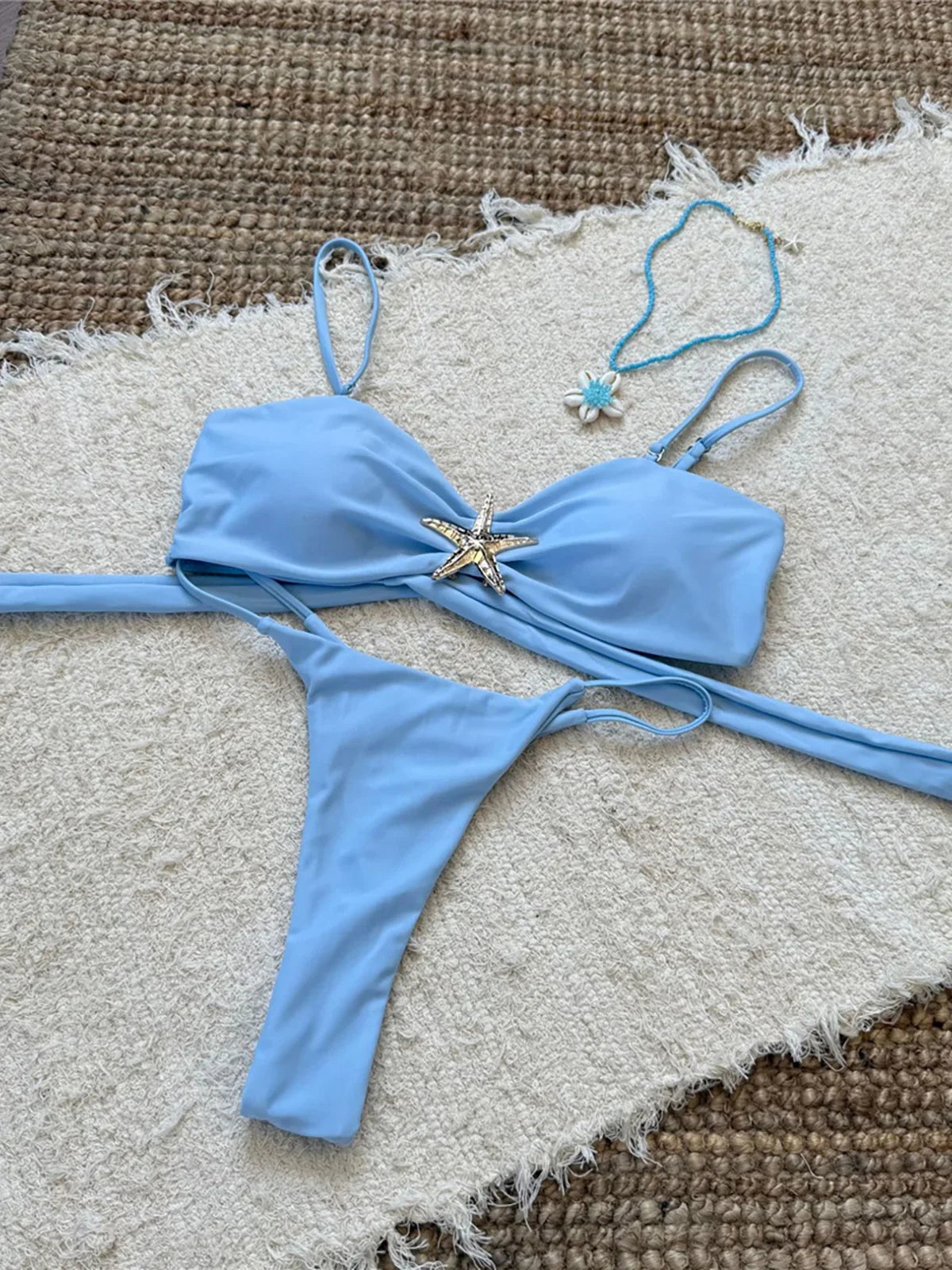 Star Extreme String Mini Micro Thong Bikini Two-pieces Bikini Set