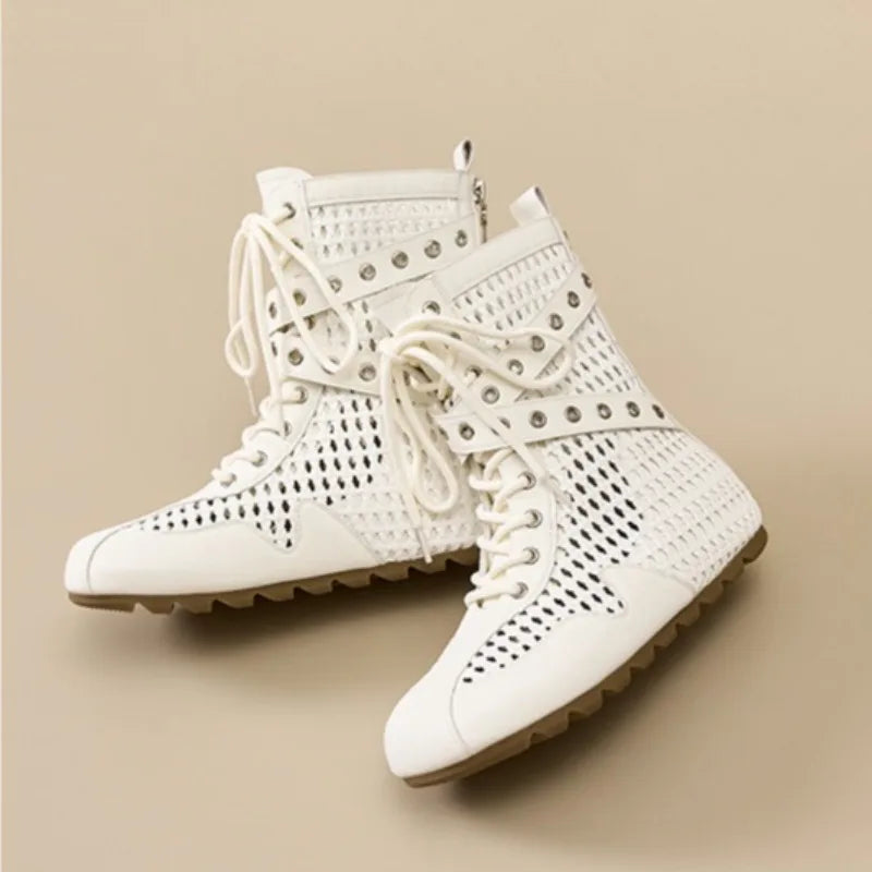 Summer Mesh Hollow Breathable Cool Boots