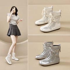 Summer Mesh Hollow Breathable Cool Boots