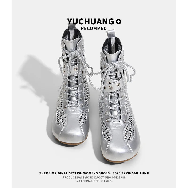 Summer Mesh Hollow Breathable Cool Boots
