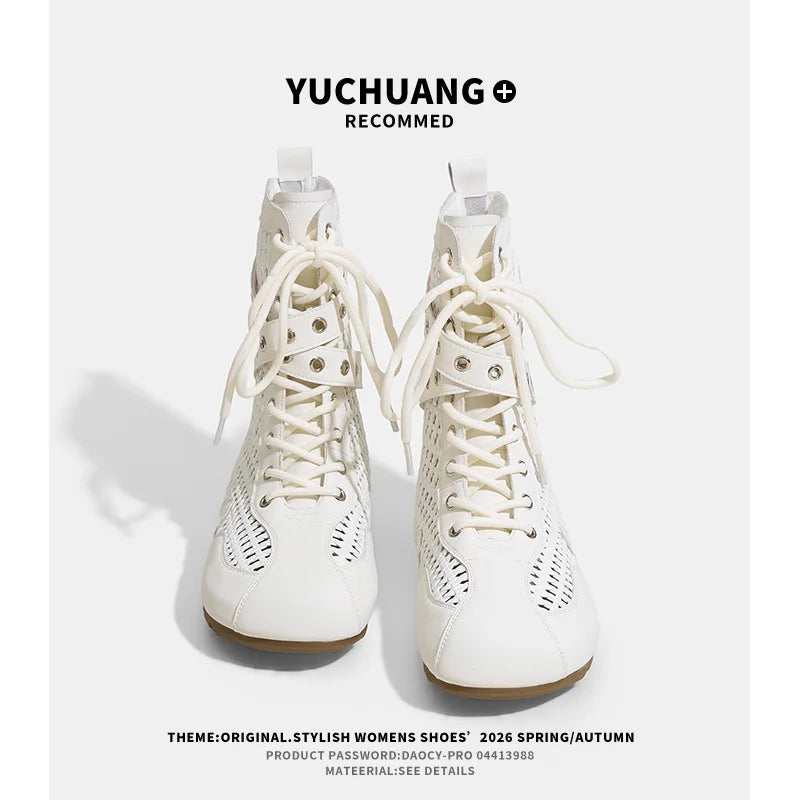 Summer Mesh Hollow Breathable Cool Boots