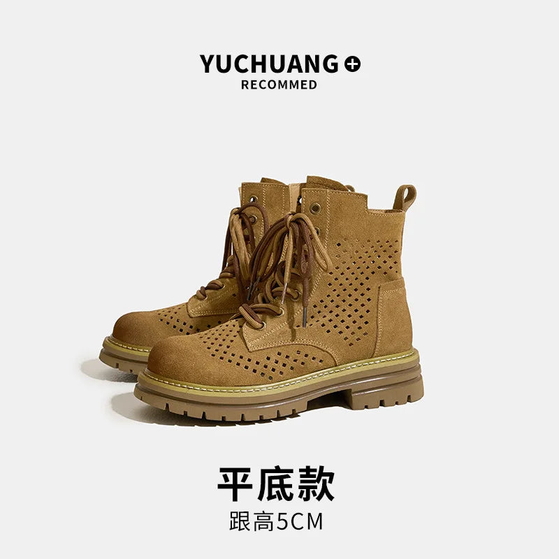Summer Mesh Hollow Breathable Women's Boots