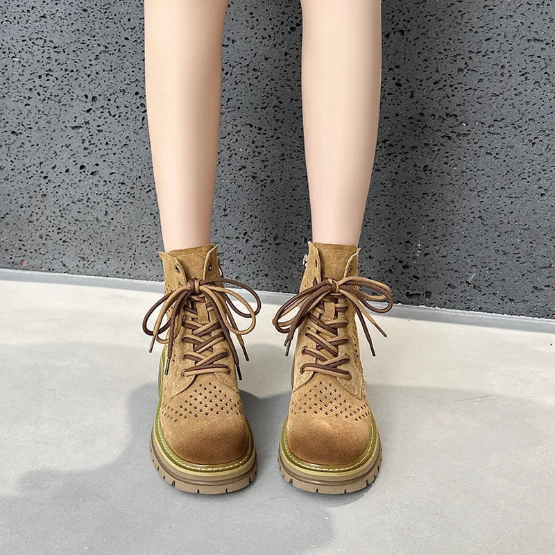 Summer Mesh Hollow Breathable Women's Boots