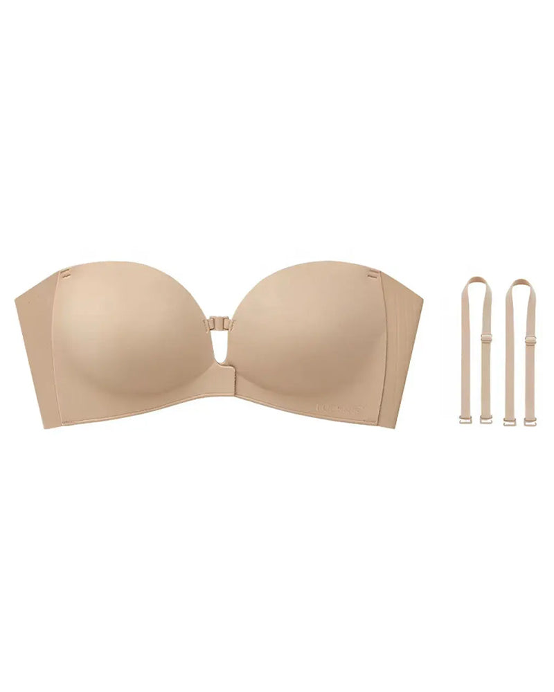 Women's Strapless Front-Closure Seamless Bra