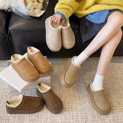 Thick Soled Snow Boots