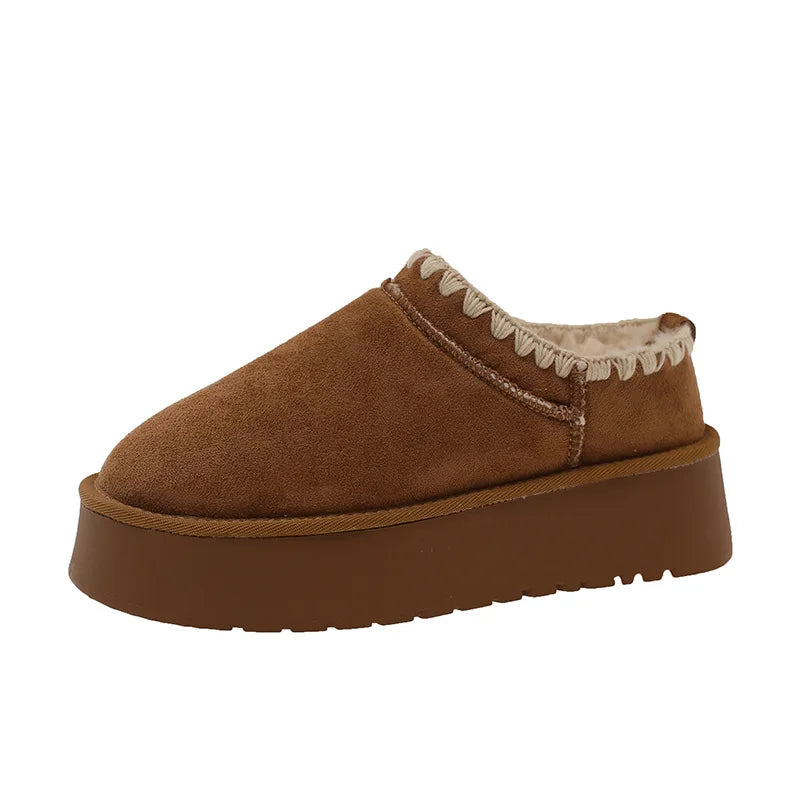 Thick Soled Snow Boots
