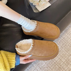 Thick Soled Snow Boots