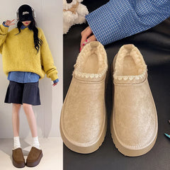 Thick Soled Snow Boots